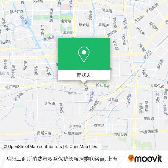岳阳工商所消费者权益保护长桥居委联络点地图