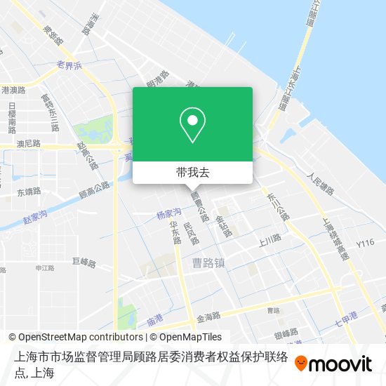 上海市市场监督管理局顾路居委消费者权益保护联络点地图