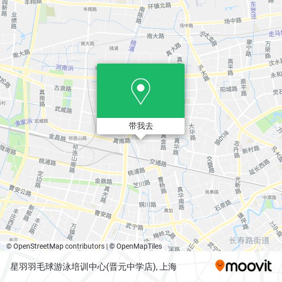星羽羽毛球游泳培训中心(晋元中学店)地图