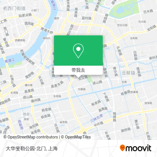 大华斐勒公园-北门地图