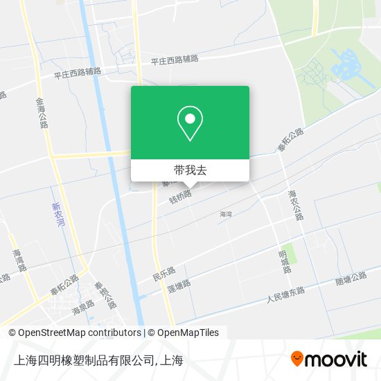 上海四明橡塑制品有限公司地图