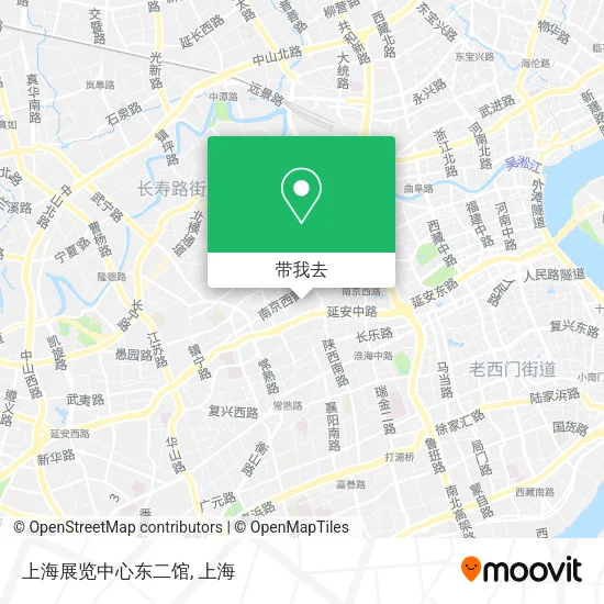 上海展览中心东二馆地图
