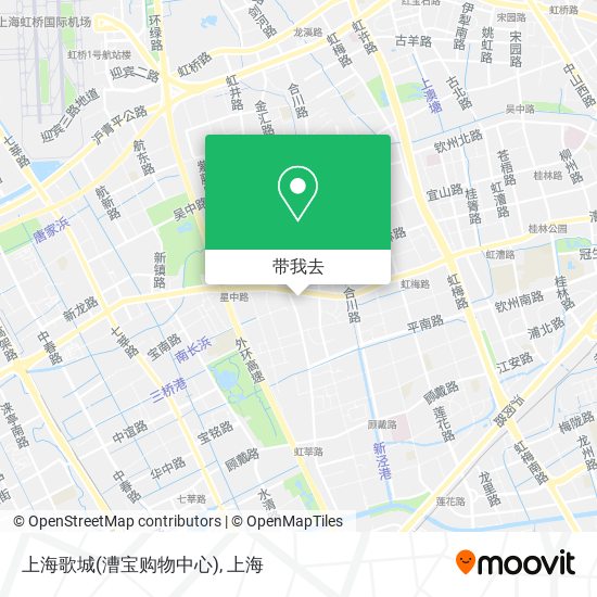 上海歌城(漕宝购物中心)地图