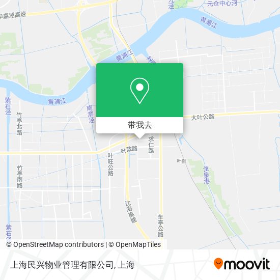 上海民兴物业管理有限公司地图