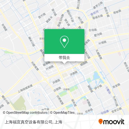 上海福宜真空设备有限公司地图