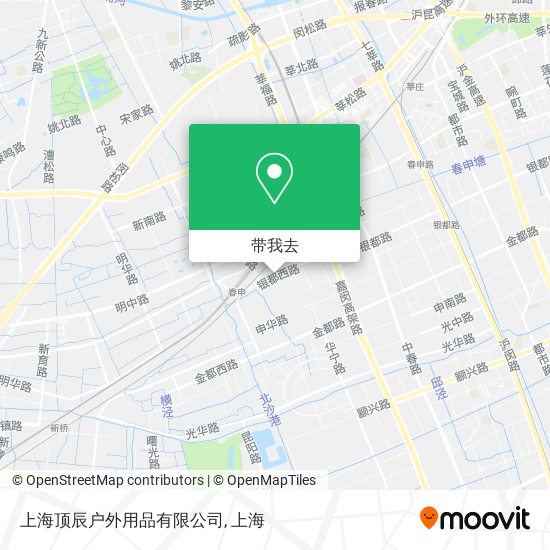 上海顶辰户外用品有限公司地图