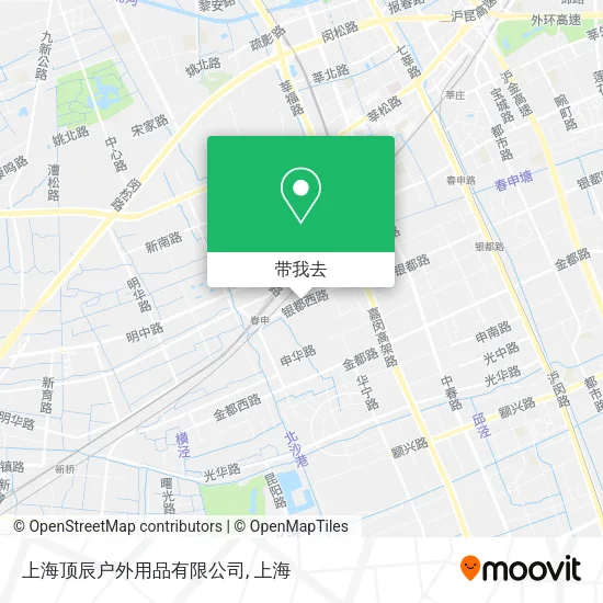 上海顶辰户外用品有限公司地图