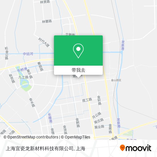 上海宜瓷龙新材料科技有限公司地图