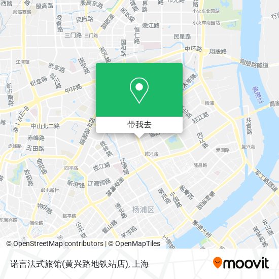 诺言法式旅馆(黄兴路地铁站店)地图