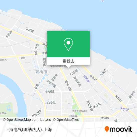 上海电气(奥纳路店)地图