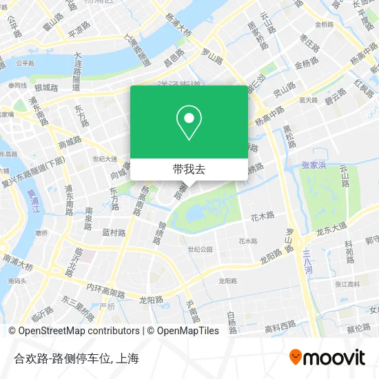 合欢路-路侧停车位地图