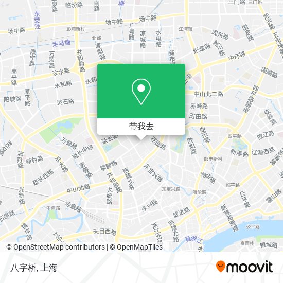 八字桥地图