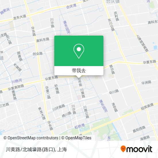 川黄路/北城壕路(路口)地图