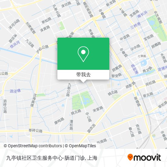 九亭镇社区卫生服务中心-肠道门诊地图