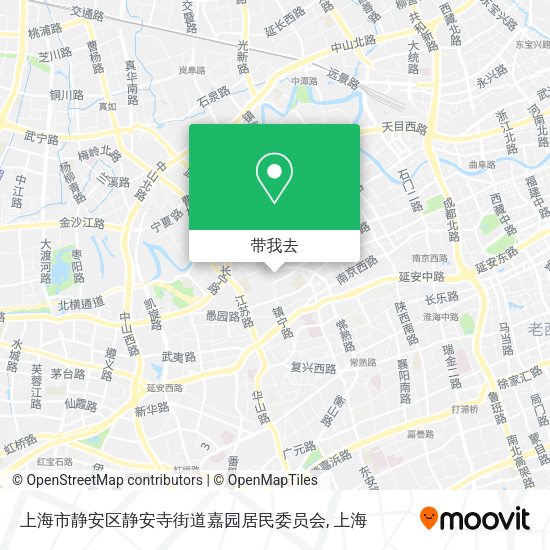 上海市静安区静安寺街道嘉园居民委员会地图