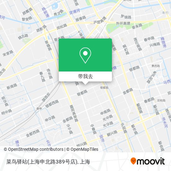 菜鸟驿站(上海申北路389号店)地图