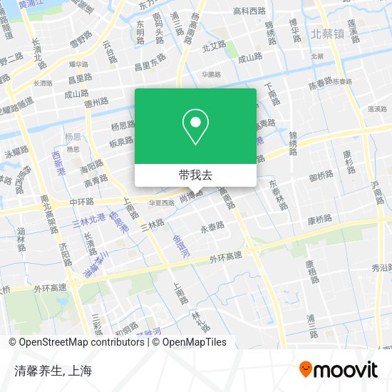 清馨养生地图