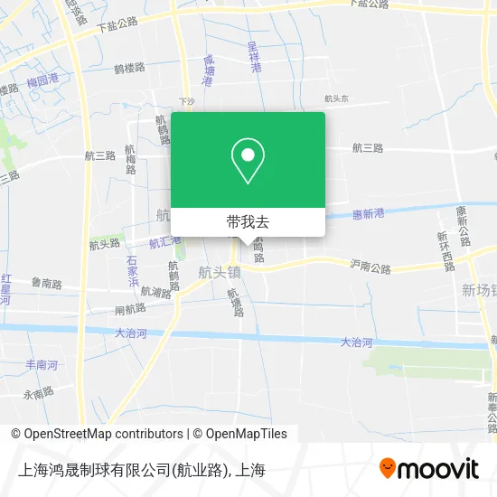 上海鸿晟制球有限公司(航业路)地图