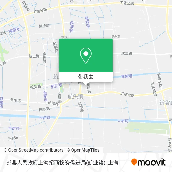 郏县人民政府上海招商投资促进局(航业路)地图