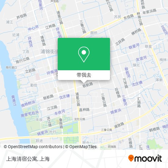 上海清宿公寓地图