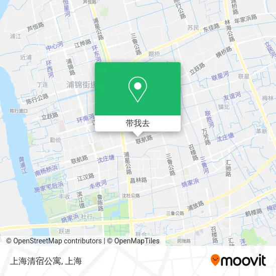 上海清宿公寓地图