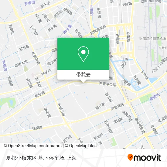 夏都小镇东区-地下停车场地图