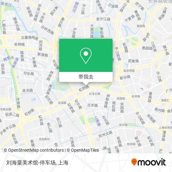 刘海粟美术馆-停车场地图