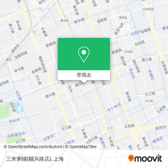 三米粥铺(颛兴路店)地图