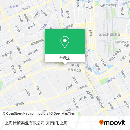 上海徐镀实业有限公司-东南门地图