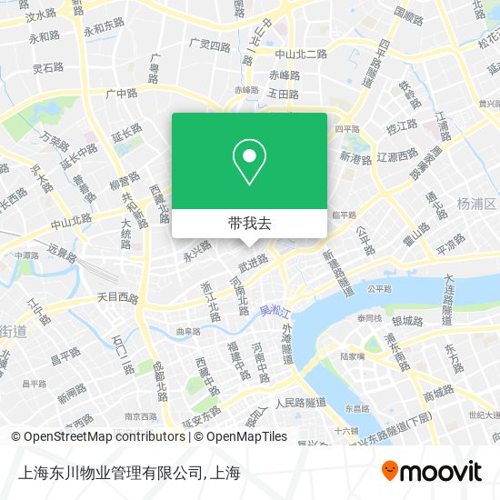 上海东川物业管理有限公司地图