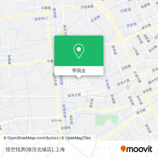 悟空找房(徐泾北城店)地图