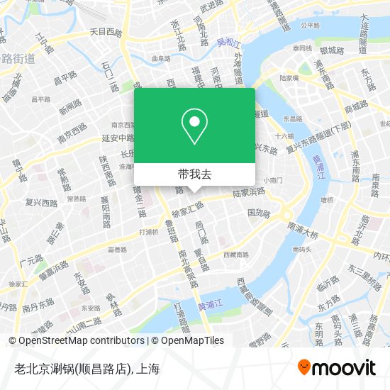 老北京涮锅(顺昌路店)地图