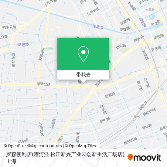 罗森便利店(漕河泾·松江新兴产业园创新生活广场店)地图