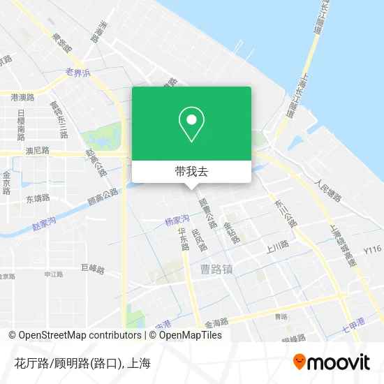 花厅路/顾明路(路口)地图