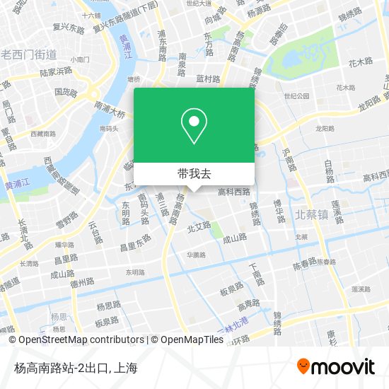 杨高南路站-2出口地图