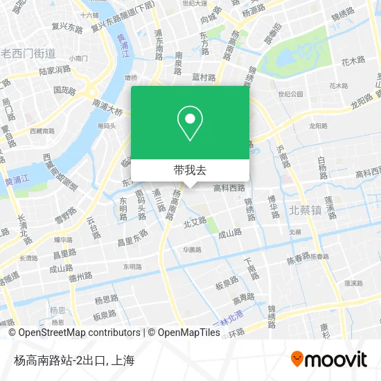 杨高南路站-2出口地图