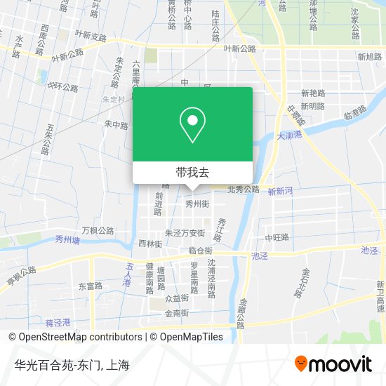 华光百合苑-东门地图