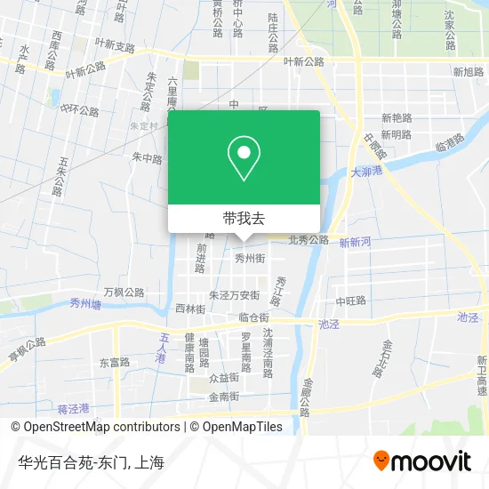 华光百合苑-东门地图