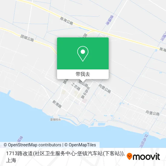 1713路改道(社区卫生服务中心-堡镇汽车站(下客站))地图