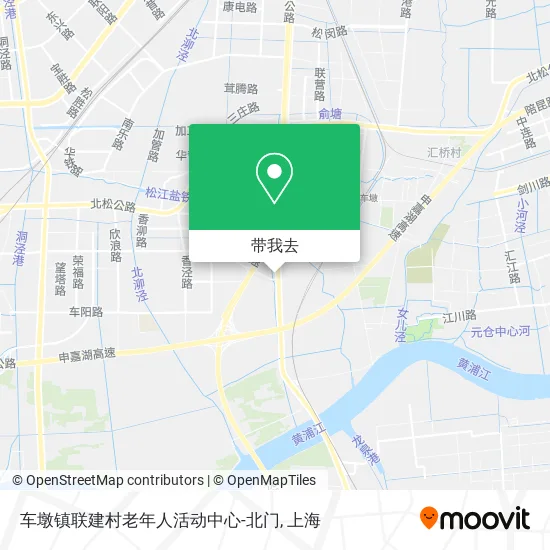 车墩镇联建村老年人活动中心-北门地图