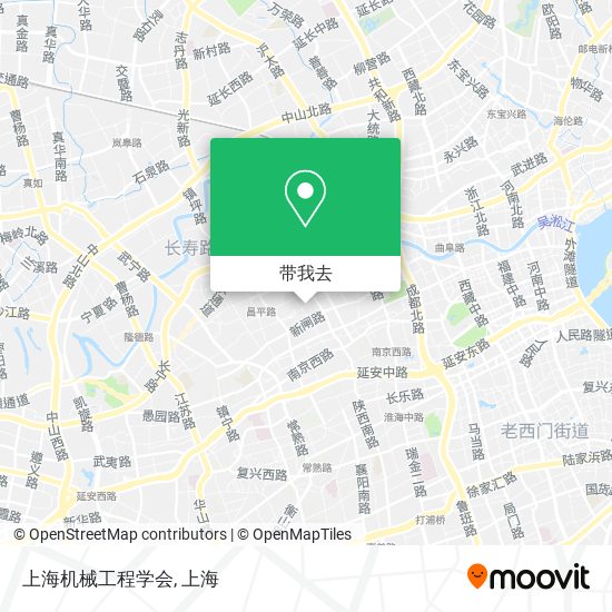 上海机械工程学会地图