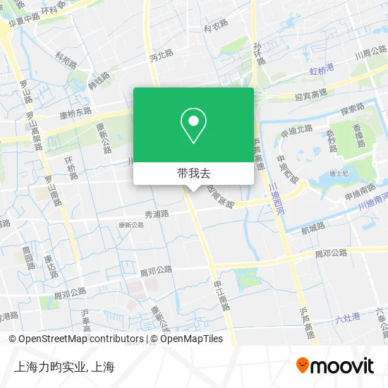 上海力昀实业地图