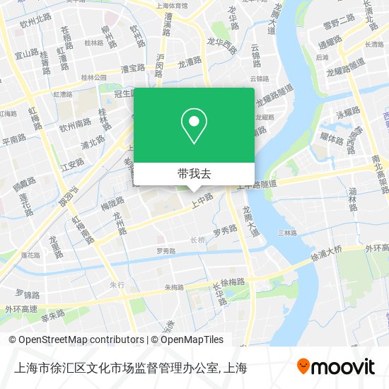 上海市徐汇区文化市场监督管理办公室地图