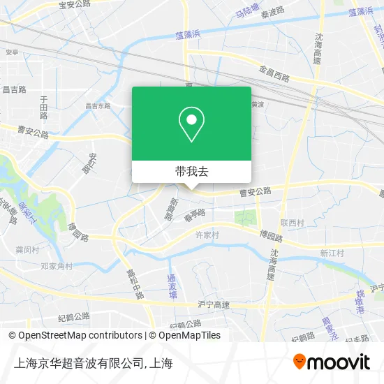 上海京华超音波有限公司地图