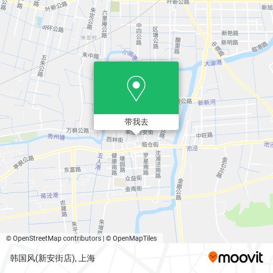 韩国风(新安街店)地图
