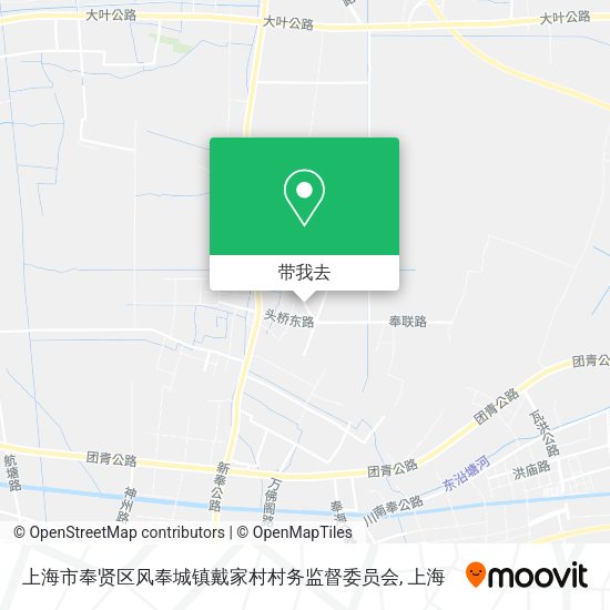 上海市奉贤区风奉城镇戴家村村务监督委员会地图