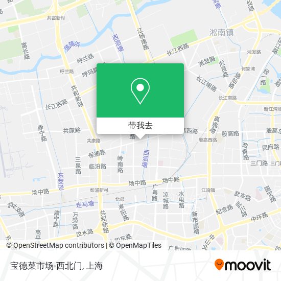 宝德菜市场-西北门地图