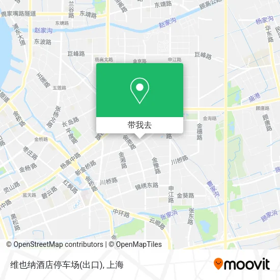维也纳酒店停车场(出口)地图