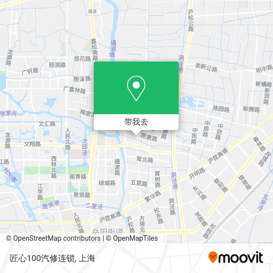 匠心100汽修连锁地图
