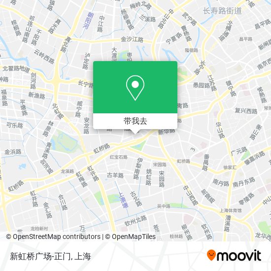 新虹桥广场-正门地图